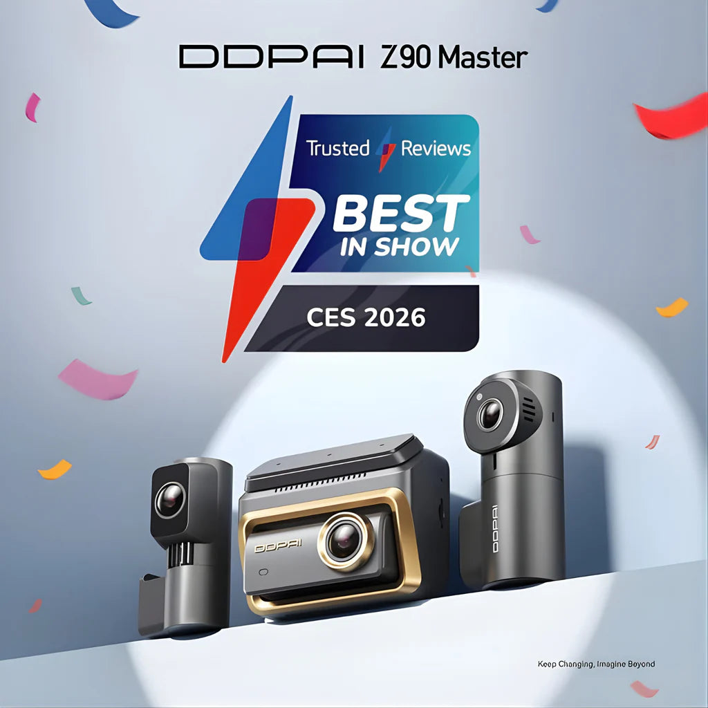 DDPAI Z90 Master 3CH - Sécurité Totale en Triple Caméra